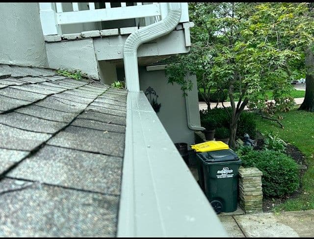 after gutter guard