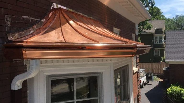 Stunning Copper Gutter