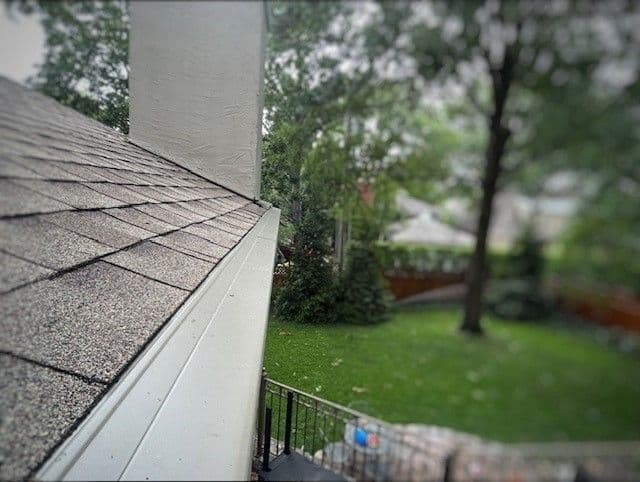 after gutter guard