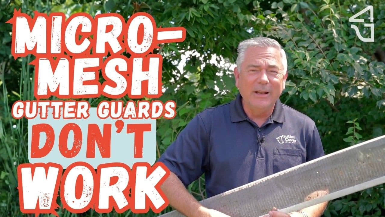 micro-mesh gutter guard
