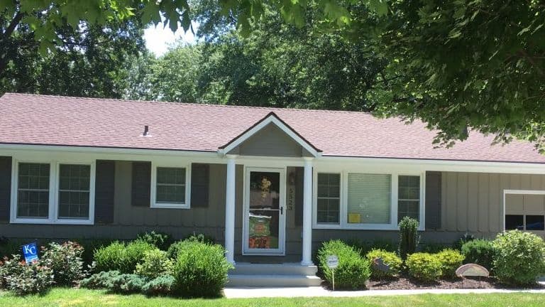 Royal Brown Gutter Guards in Prairie Village